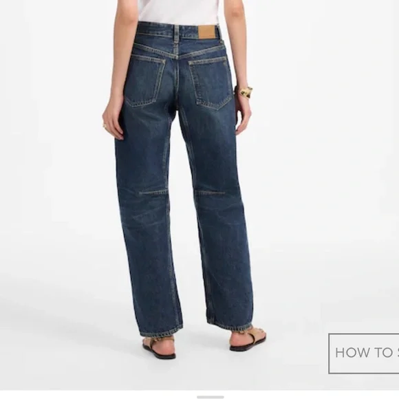 Madewell Darted Barrel Leg Jean in Danver Wash - Picture 9 of 9
